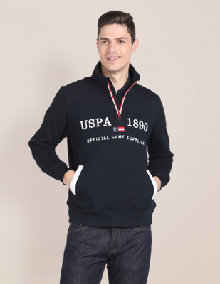 U.S. POLO ASSN. Full Sleeve Printed Men Sweatshirt