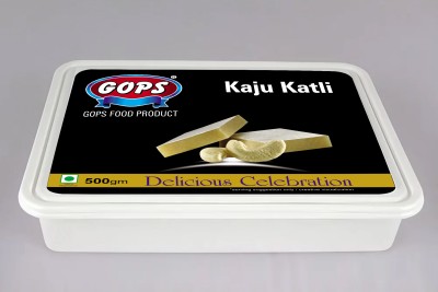 GOPS Diwali Special Healthy and Delicious Cashew Sweet/Kaju Katli Box(500 g)