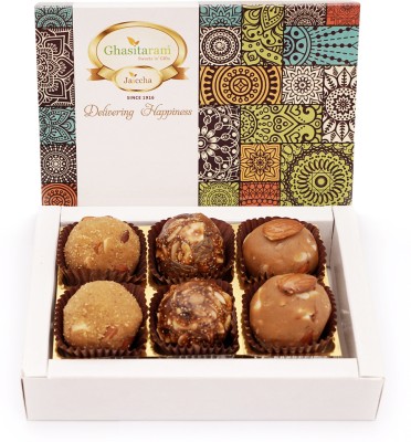 Jaiccha Sweets-Asso laddoos Box 6 Pcs Box(250 g)