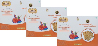 Shivam Til mungfali chikki Box pack of 3 Box(3 x 400 g)