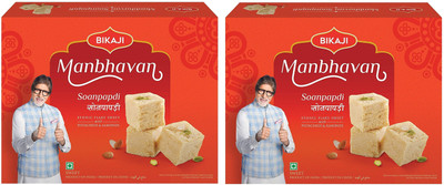 Bikaji Manbhavan Soanpapdi Box(2 x 450 g)