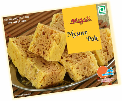 Bhagat's Heera Sweets Mysore Pak Box | 200 gm Pack of 2 Box(2 x 200 g)