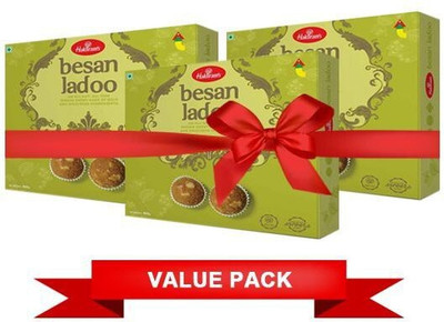 Haldiram's Besan Ladoo Box(3 x 0.4 kg)