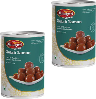 Bfp Shagun Gulab Jamun 1Kg (500Gm x 2) Best Sweets for Gifting Tin(2 x 0.5 kg)