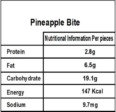 singla's Pineapple Bite Burfi 200grm Delicious Sweets Box(200 g)