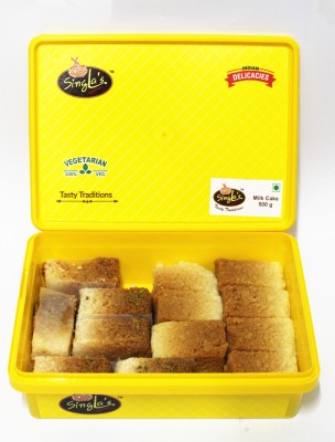 Singla Sweets Milk Cake 500g Delicious Barfi Box(500 g)