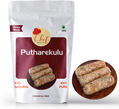 Chef Medidi Bellam Pootherakalu Jaggery | Jeggery Paper sweet | Putharekulu 5pc Box(250 g)