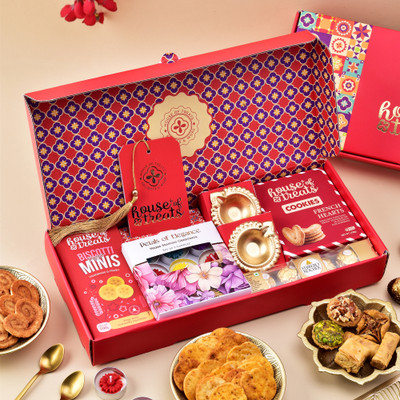 HyperFoods Diwali Gift For Family And Friends With Candles Box(350 g)