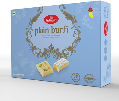 Haldiram's Plain Burfi Pack Of 2 Box(2 x 400 g)