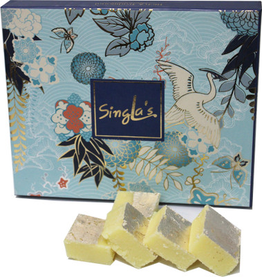 singla's Plain Barfi 500 gram Delicious sweet Box(500 g)
