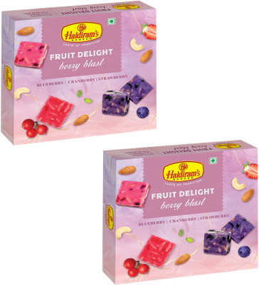 Haldiram's Nagpur Fruit Delight Berry Blast 225gm (Pack of 2) Box(2 x 225 g)