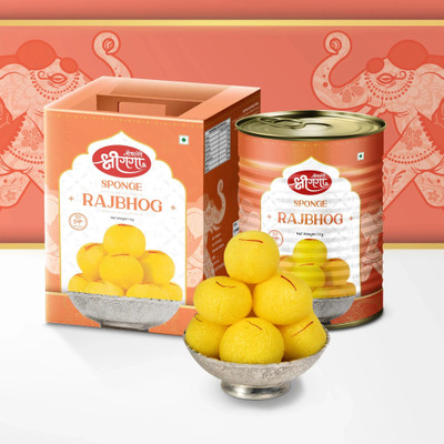 Bikaneri Shree Ganga Rajbhog 24 Pieces Traditional Sweets Tin(2 x 1 kg)