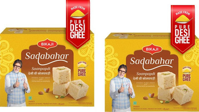 Bikaji sohan papdi pack of 2 Box(2 x 450 g)