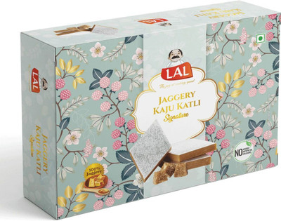 Lal JAGGERY KAJU KATLI - Box(400 g)