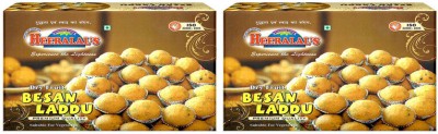 Heeralal's Dry Fruit Besan Laddu 1Kg (500Gm x 2) Premium Nuts Ladoo Healthy Desi Ghee Box(2 x 500 g)