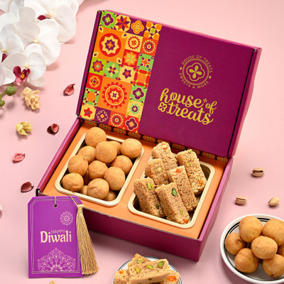 HyperFoods Diwali Harmony Hamper with Greetings Card Box(2 x 200 g)