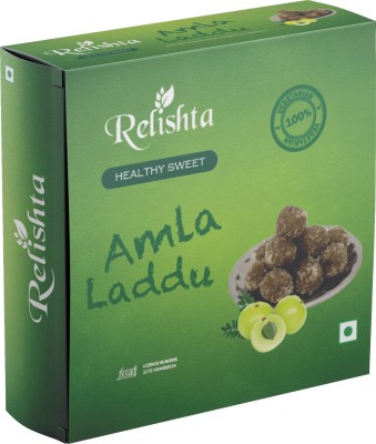 Relishta Homemade Sweet Amla Barfi 400g - Handcrafted original recipe & Traditional Taste Box(400 g)