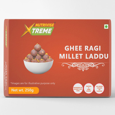 Nutrivise Xtreme Ghee Ragi Millet Laddu Box(10 x 25 g)