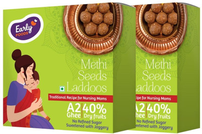 Early Foods Twin Pack - Methi Seeds Laddoos Box(2 x 250 g)