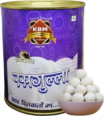 KBM Rasgulla Easy Open Tin Tin(1 kg)