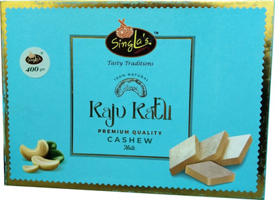 singla's KAJU BARFI 400gms Box(400 g)