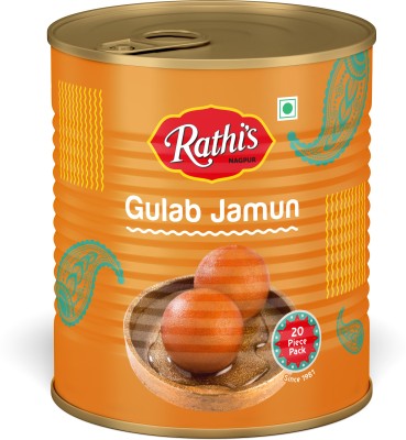 Rathi's Rathi Gulab jamun Tin 1kg ( Pack of 1 ) Tin(1000 g)