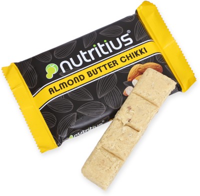 Nutritius Almond Butter Chikki-Family Pack Pouch(10 x 125 g)