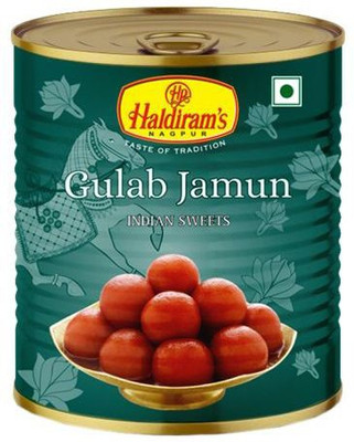 Haldiram's Nagpur Gulab Jamun Tin 1kg (Pack Of 1) Tin(1 kg)
