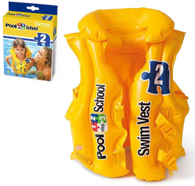 INTEX Swimming Life Jacket Belt For Age 3-6 Years Swim Floatation Belt