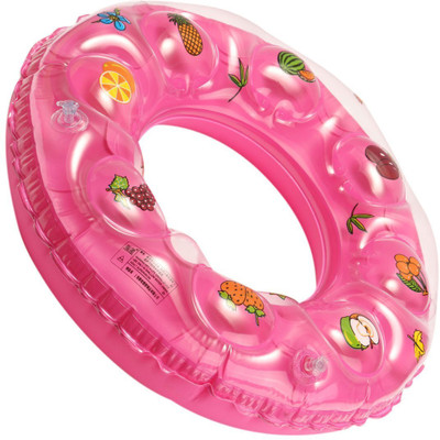 VWretails Safety Inflatable Swim Ring for Kids and Childrens- Blow Up Crystal Lap Double Thick Floating Raft Tube for Swimming Pool Fun and enjoyments of Water Fun 70 cm (Pack of Any One Design) Swim Floatation Belt