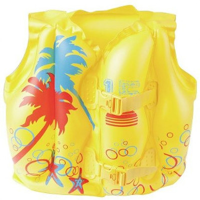 HornFlow Tropical (IND*60) patterned inflatable life jacket Swim Floatation Belt