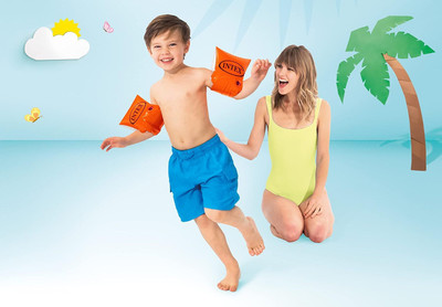 INTEX Premium Swimming Arm Bands For Kids Age 6 7 8 9 10 Years old Swim Floatation Belt