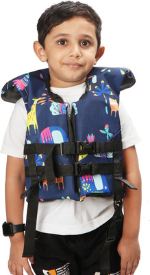 Jilani Jilani Kids Swimming learning Jacket Personal Floatation Device age 4 to 8years with head support Swim Floatation Belt