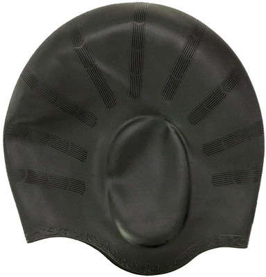 GNASTAS silicone waterproof Swim ear cap,ear protection cap for women,men 1pc Swimming Cap(Multicolor, Pack of 1)