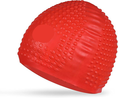 Ratnaram Pure Silicone Swimming Cap Swimming Cap(Pack of 1)
