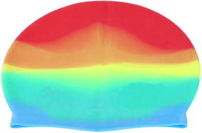 THE MORNING PLAY High Quality Silicone Swim Cap for Women Men Kids Swimming Cap(Pack of 1)