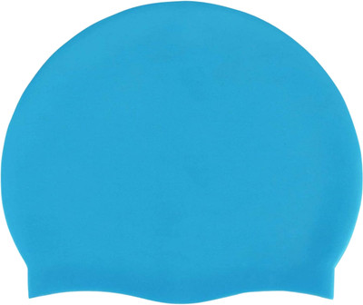 Prokick Silicone Plain Swim Cap, Red - 1 Size Swimming Cap(Pack of 1)