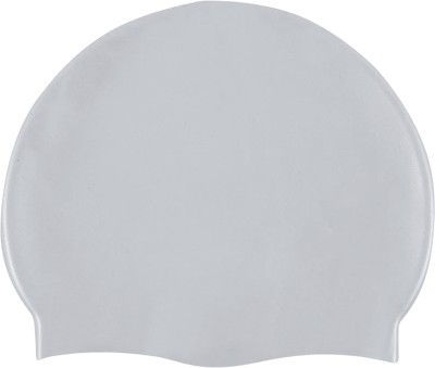 Prokick Silicone Plain Swim Cap, Grey - 1 Size Swimming Cap(Pack of 1)