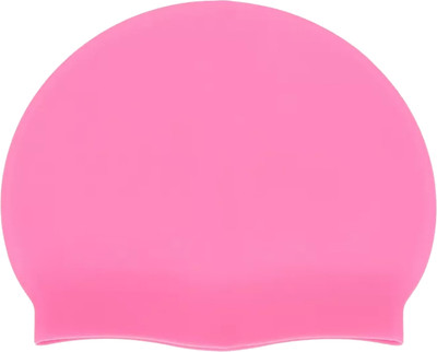 Prokick Silicone Plain Swim Cap, Pink - 1 Size Swimming Cap(Pack of 1)