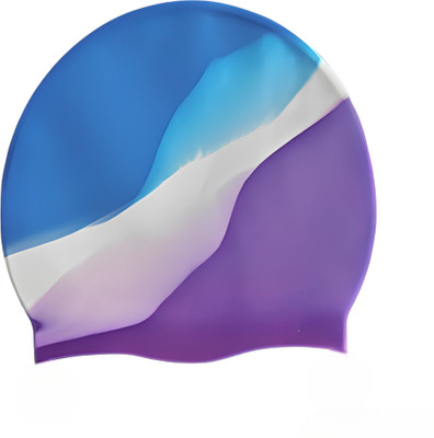 HouseOfCommon Silicone Swimming Cap for All Age Group Waterproof Swimming Cap