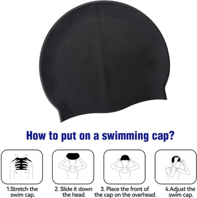 Ratnaram S Cap Swimming Cap(Multicolor, Pack of 1)