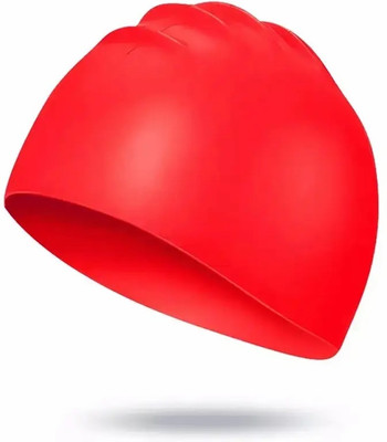 THE MORNING PLAY High Quality Silicone Swim Cap for Women Men Kids Swimming Cap(Pack of 1)
