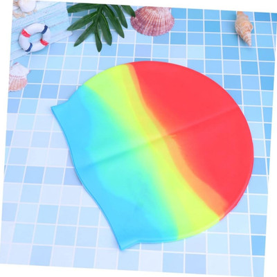 Ratnaram Swimming Black Cap 3pcs muilty colour Swimming Cap(Pack of 1)