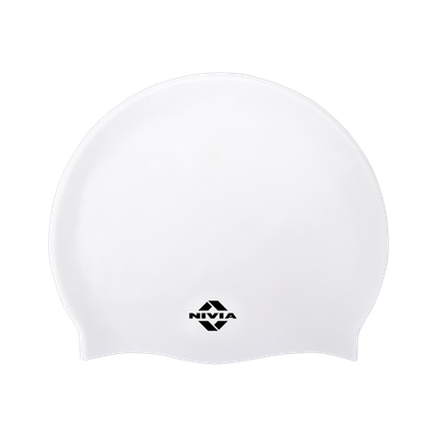 NIVIA CLASSIC Swimming Cap(White, Pack of 1)