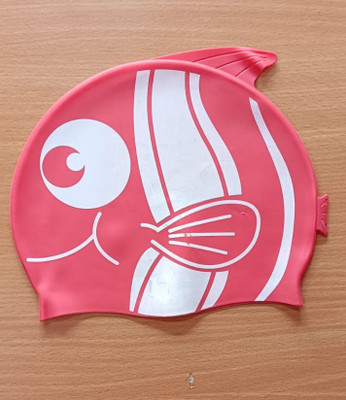 Ratnaram kids swimming cap Swimming Cap(Pink, Pack of 1)