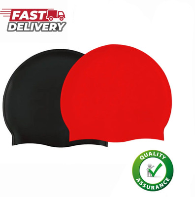 Ratnaram Swimming Cap 3pcs muilty colour Men Women Extra Stretch Swimming Cap(Pack of 2)