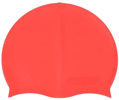 THE MORNING PLAY Silicone Swimming Cap for All Age Group Waterproof Swimming Cap(Pack of 1)