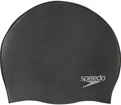 BOLT Unisex-Adult Plain Moulded Silicone Swimcap Swimming Cap(Pack of 1)