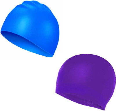 THE MORNING PLAY Swimming Cap for Boys Girls Men & Woman Swimming Cap(Pack of 2)