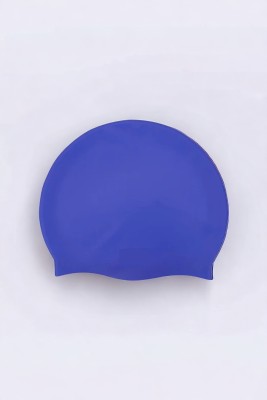 LYXAR AquaDome Navy Blue Swim Cap Pack of-1 Swimming Cap(Pack of 1)